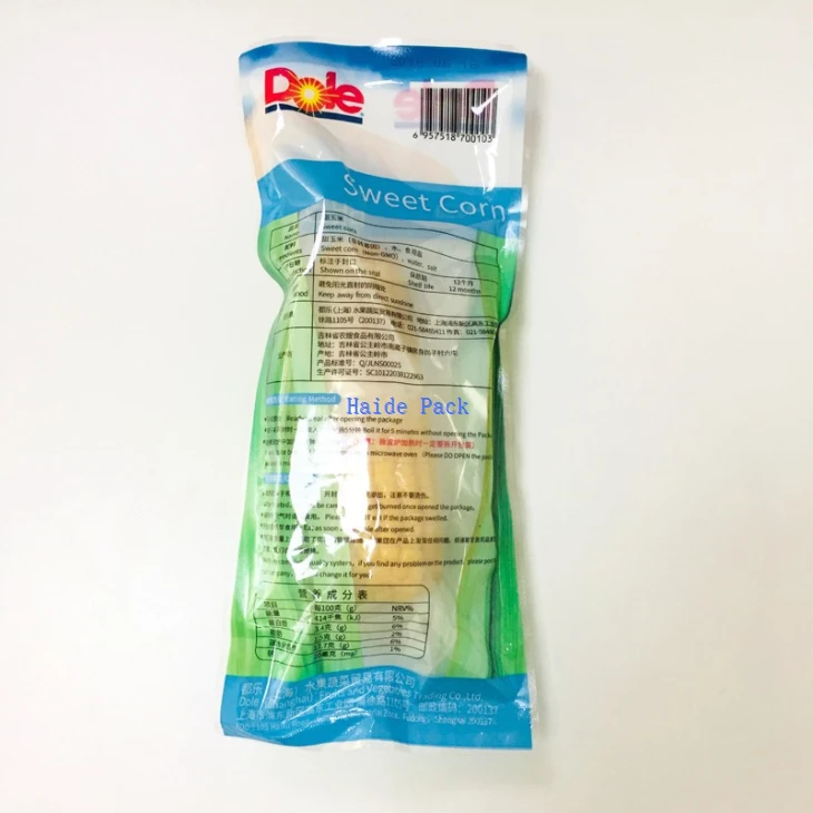 Sweet Corn Retort Pouch